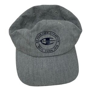Champion Baseball Cap Unisex OS Gray Be Your Own Champion Graphic Strapback Hat